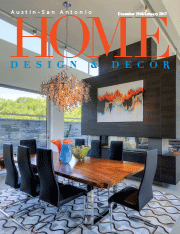 Front cover of Home Design Austin Cover for January 2017