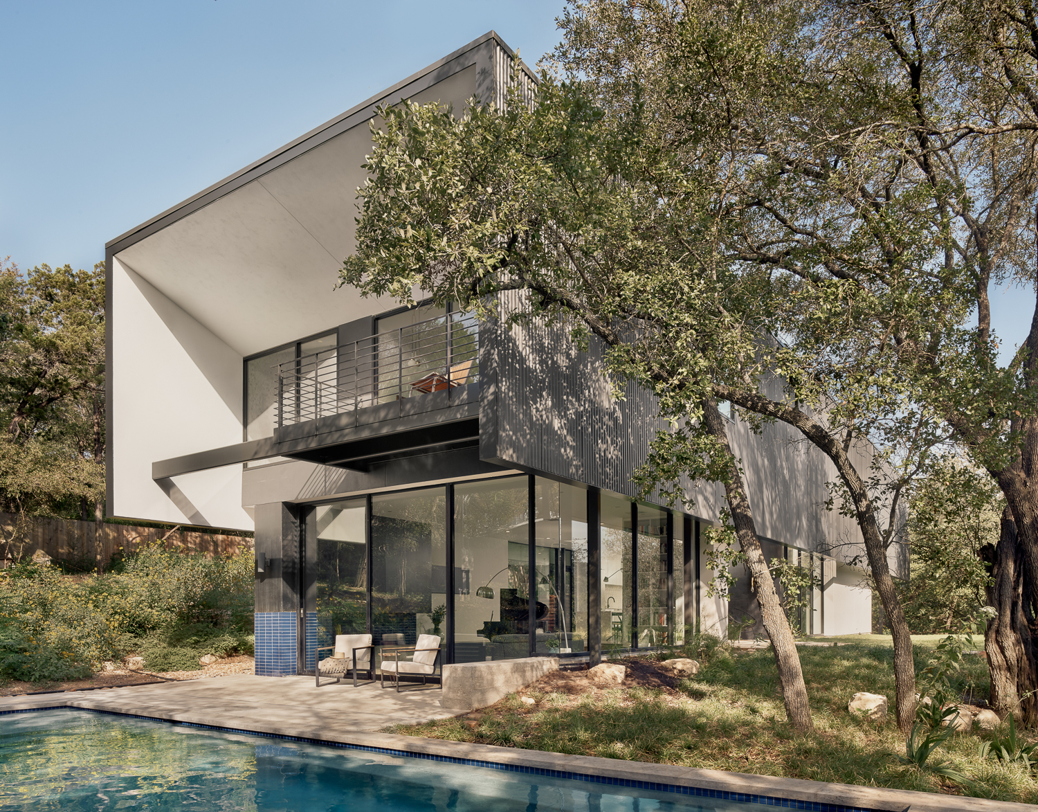 Modern cubic home designed by Alterstudio in Austin